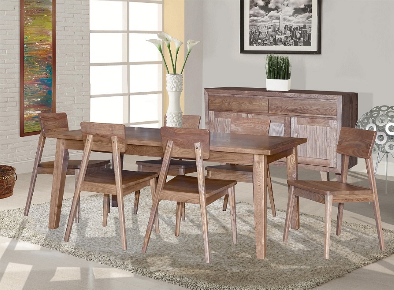 Ascension Dining with Timber Chair